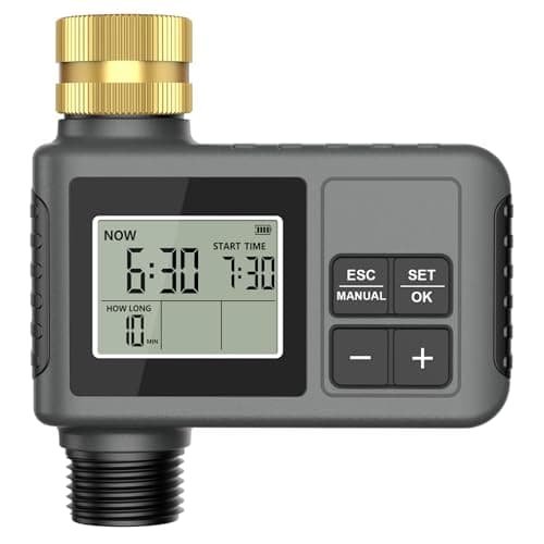 RIOGOO programmateur d'arrosage robinet extérieur