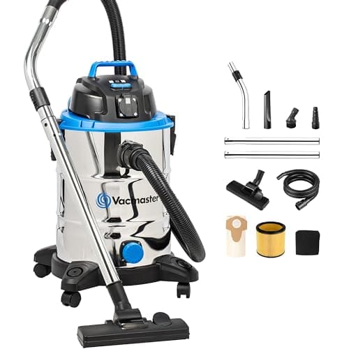 Vacmaster aspirateur eau/poussières inox 1500W 30L