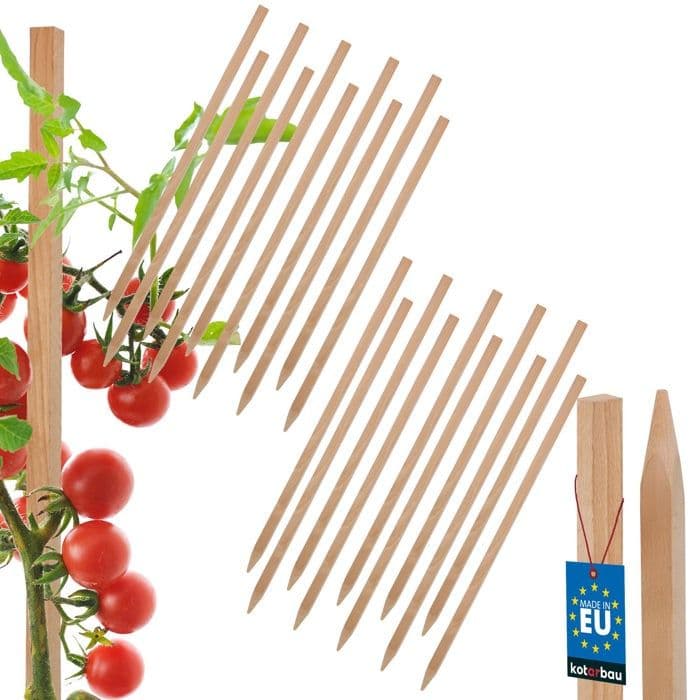 Tuteurs de jardin en bois (tomates et légumes)